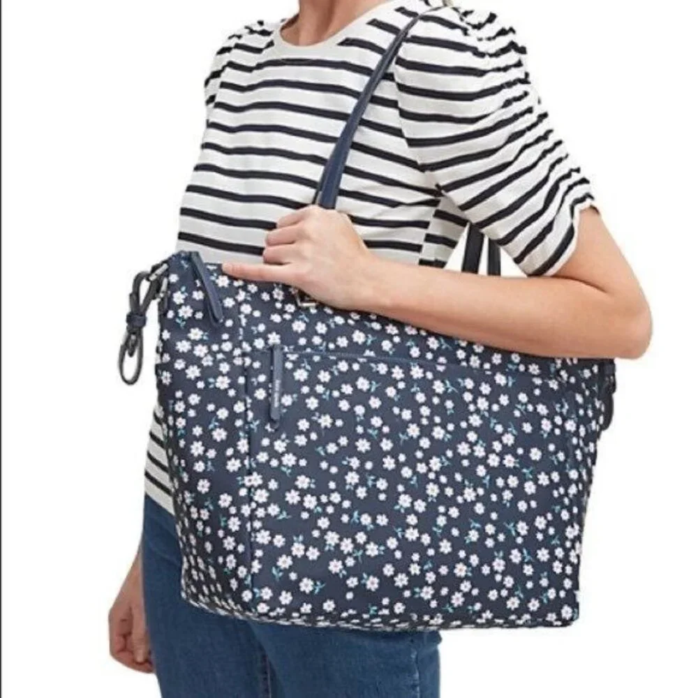 Kate Spade Jae Baby Bag in Blue Multi Floral NWT